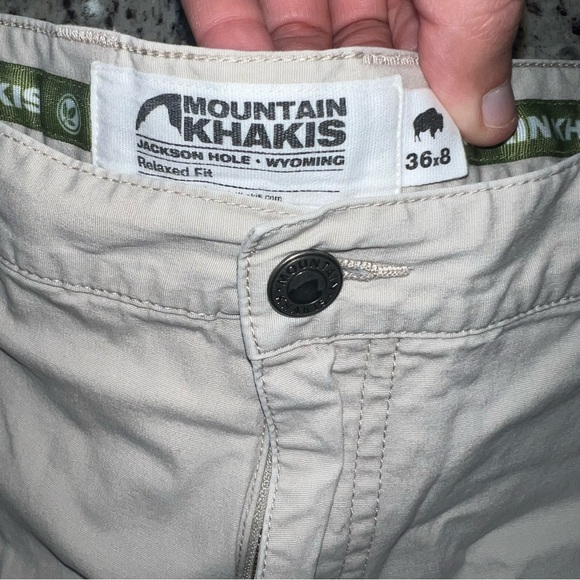 Mountain Khakis relaxed fit size 36 8in seam - Picture 6 of 8